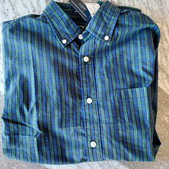 J. Crew Men's Flex Performance Shirt New Size Medium - Picture 2 of 2